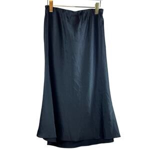 Halogen Black Slip Skirt M
